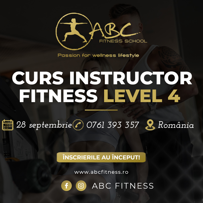 Transformă-ți Pasiunea în Profesie cu Cursul Acreditat de Instructor de Fitness de la ABC Fitness School