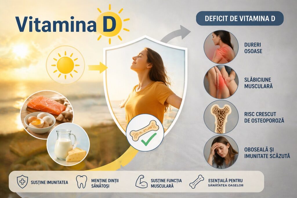 Deficitul de vitamina D – cum îl combatem