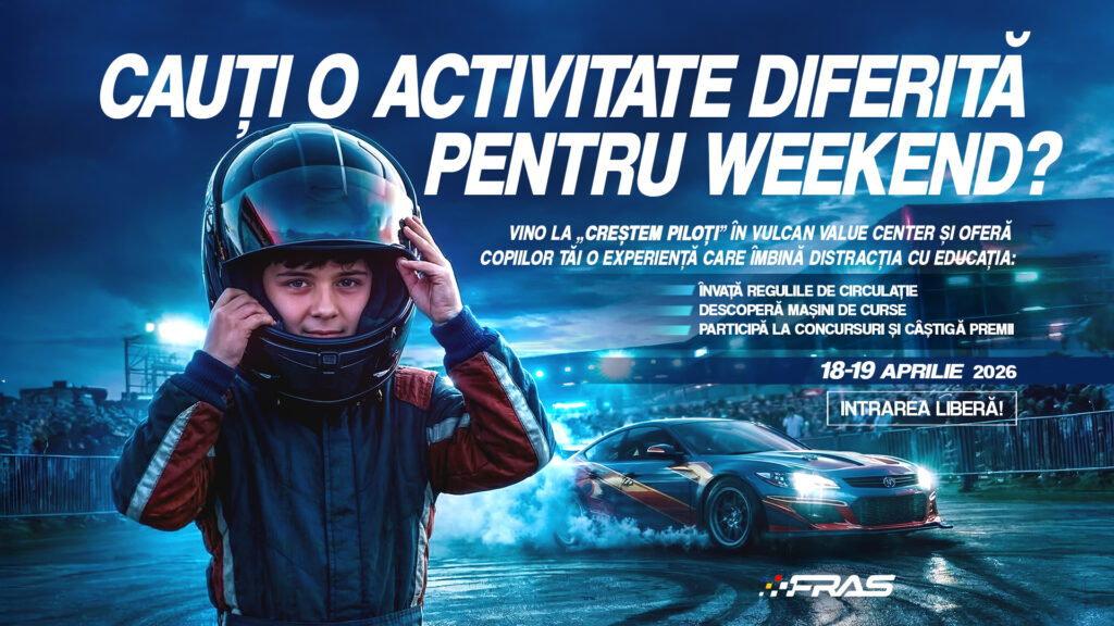 Centrul Comercial Auchan Titan și Vulcan Value Centre dau startul Lunii Siguranței Rutiere prin ateliere educative și premii speciale