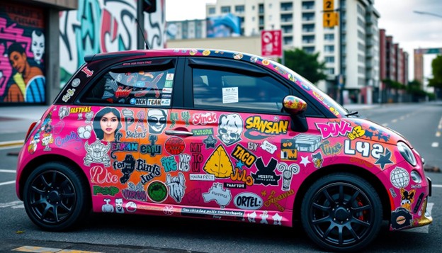 Stickere Auto Personalizate – Stilizează-ți Mașina